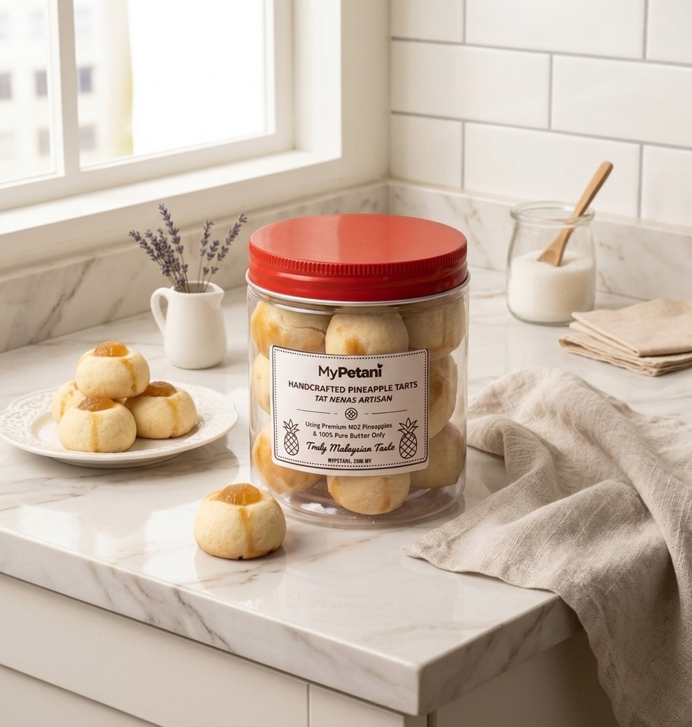 Handcrafted Pineapple Butter Tarts (±400g) [Available in KL & Selangor Only]