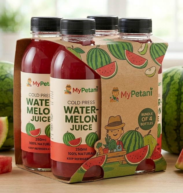 Watermelon Cold Press Juice 250 ml (Bundle of 4 or 6 bottles)  [Available in KL & Selangor only]