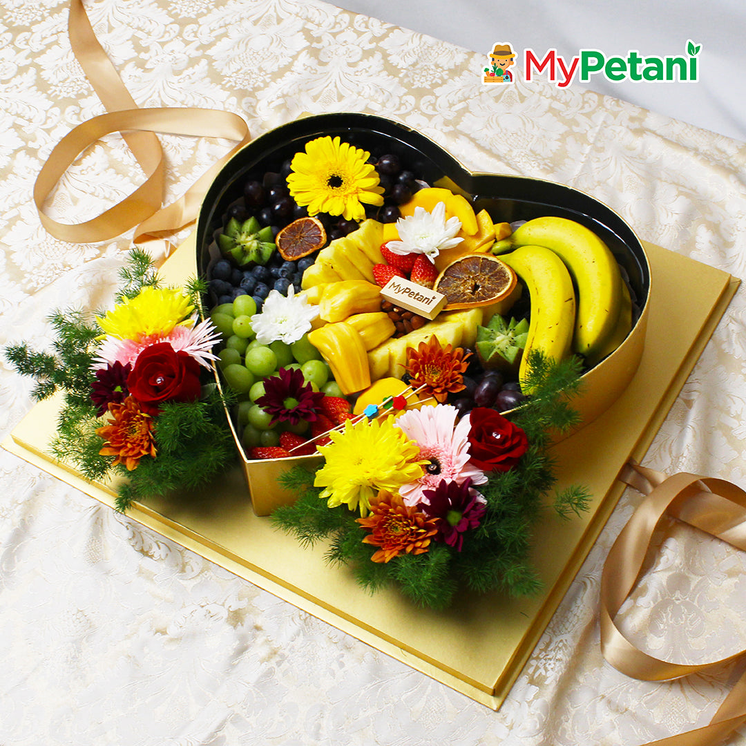Majestic Fruits & Flowers Gift Box