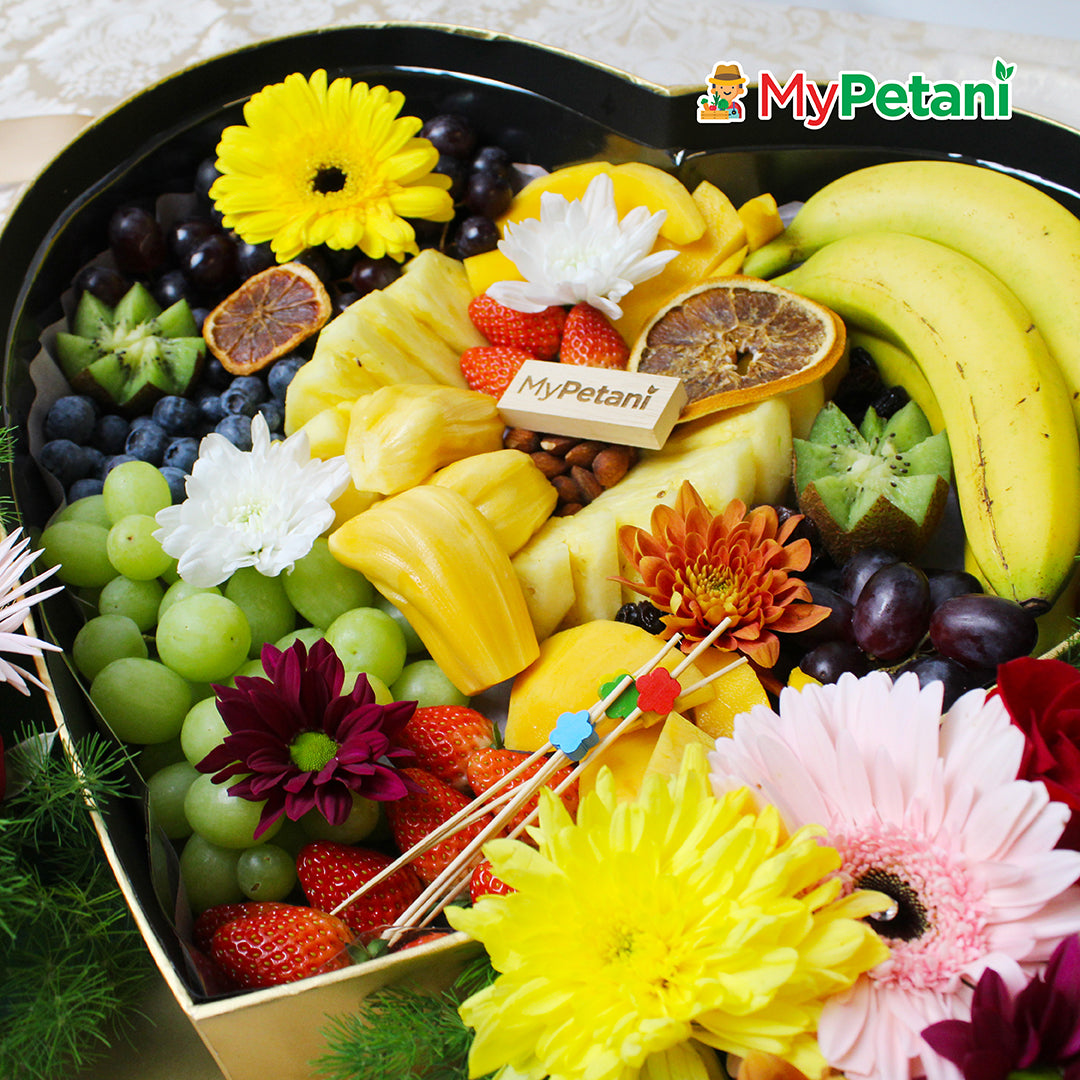 Majestic Fruits & Flowers Gift Box