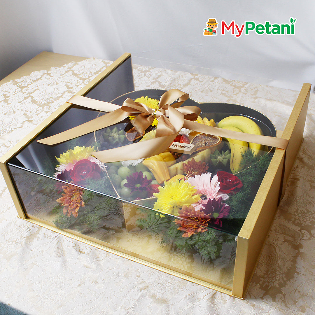 Majestic Fruits & Flowers Gift Box