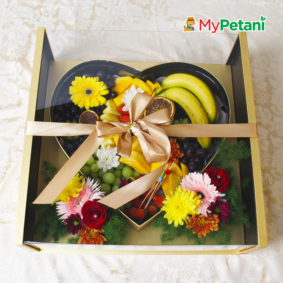 Majestic Fruits & Flowers Gift Box