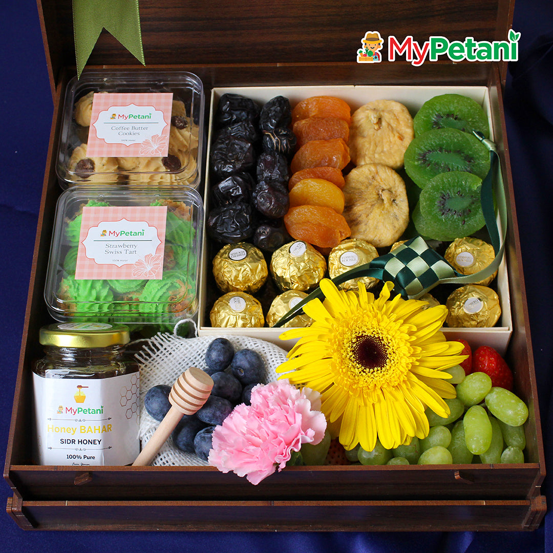 Raya 2024: Humairah Gift Box (with 100% Pure Sidr/ Astralagus Honey from Yemen)