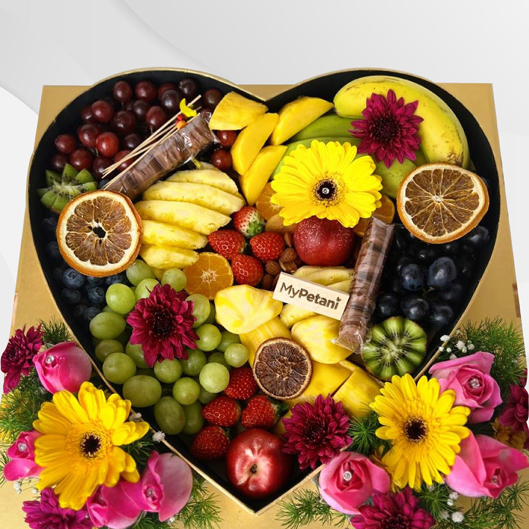 Majestic Fruits & Flowers Gift Box