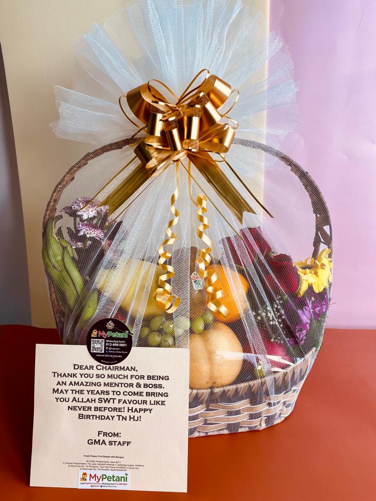 Monet Flower Fruit Basket (Available in KV, KL & Seremban)