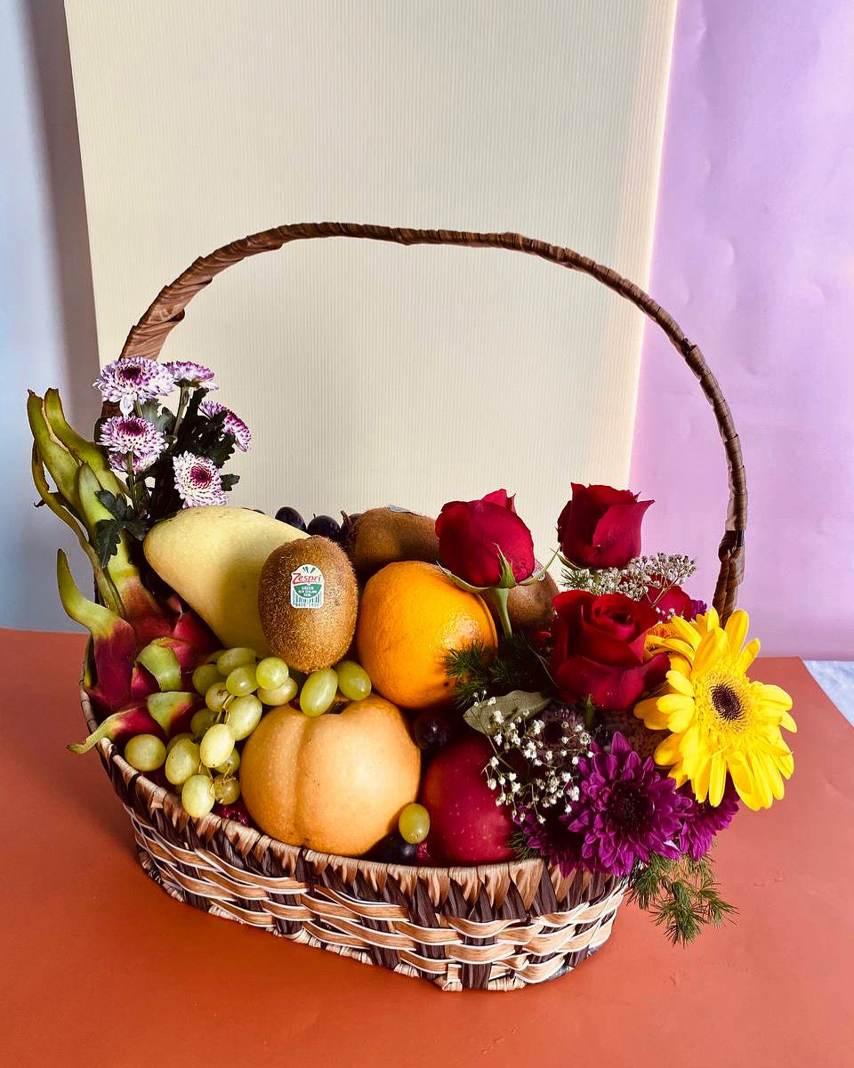 The Monet Flower Fruit Basket