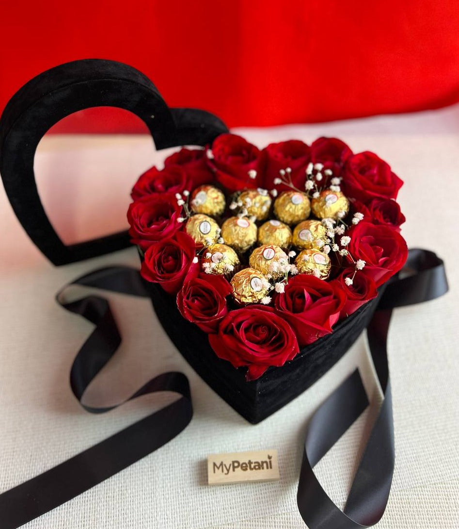 The Love Bomb Ferrero Box (With Soap Roses - Available in KL & Selangor only)